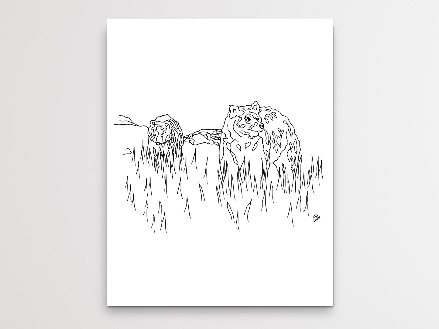 State Bear. Grizzly Bear Art Print. State Symbol Art