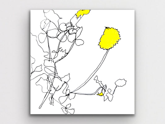 Flower Contour Art Print