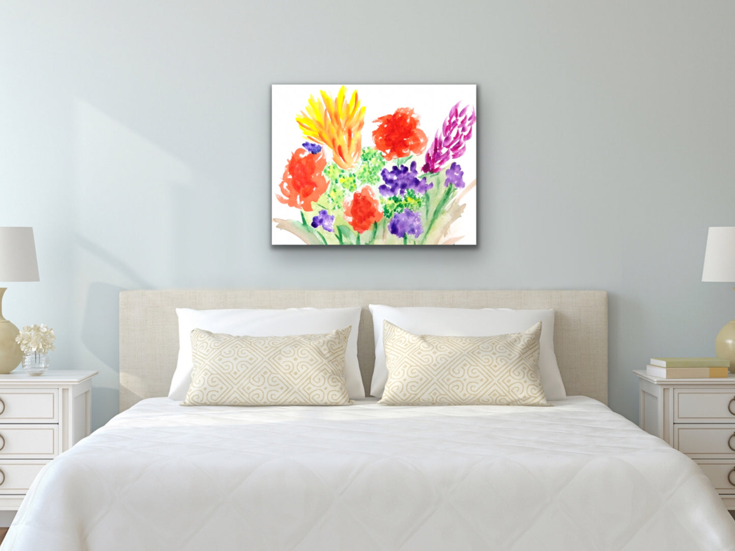 Joy Flowers Art Print