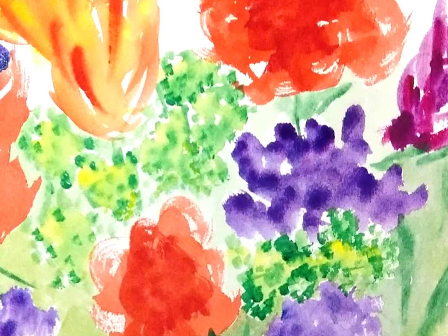Joy Flowers Art Print