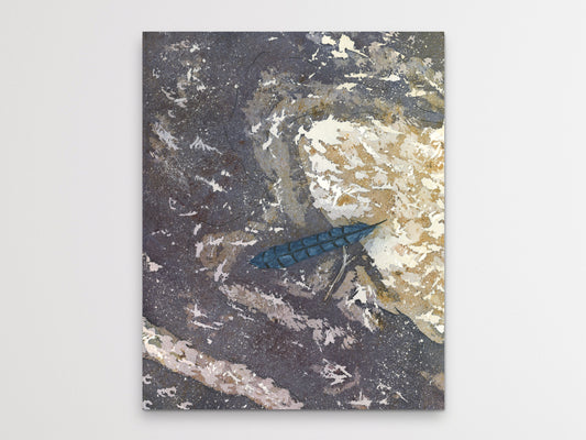 Feather Ground Art Print