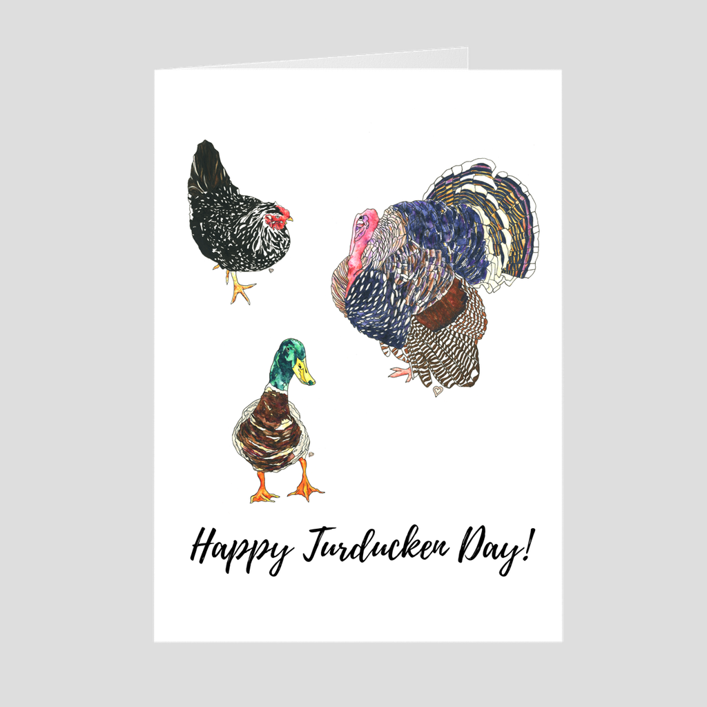 Turducken Greeting Card