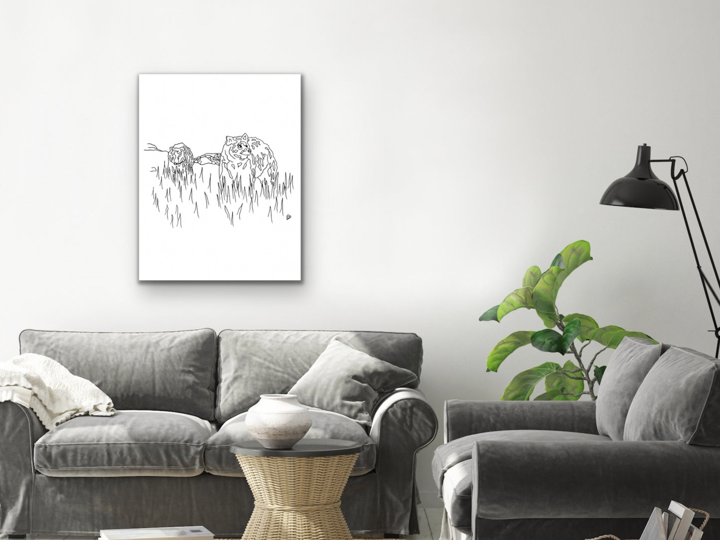 State Bear. Grizzly Bear Art Print. State Symbol Art
