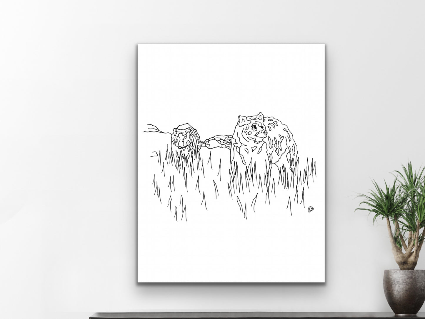 State Bear. Grizzly Bear Art Print. State Symbol Art