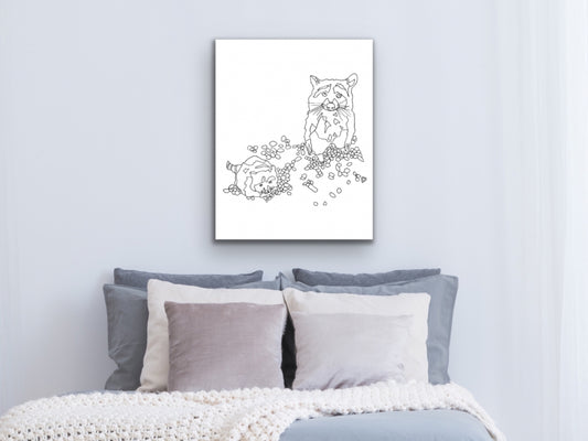 Raccoon Art Print