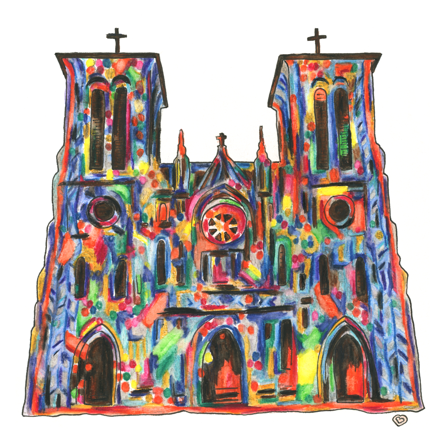 Custom Painting of a House, Building, or a Place You Love