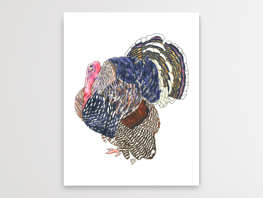 Turkey Watercolor Print