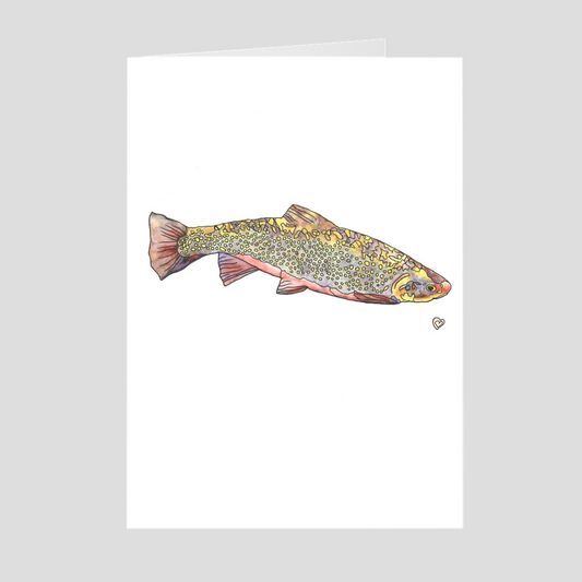 Brook Trout Greeting Card