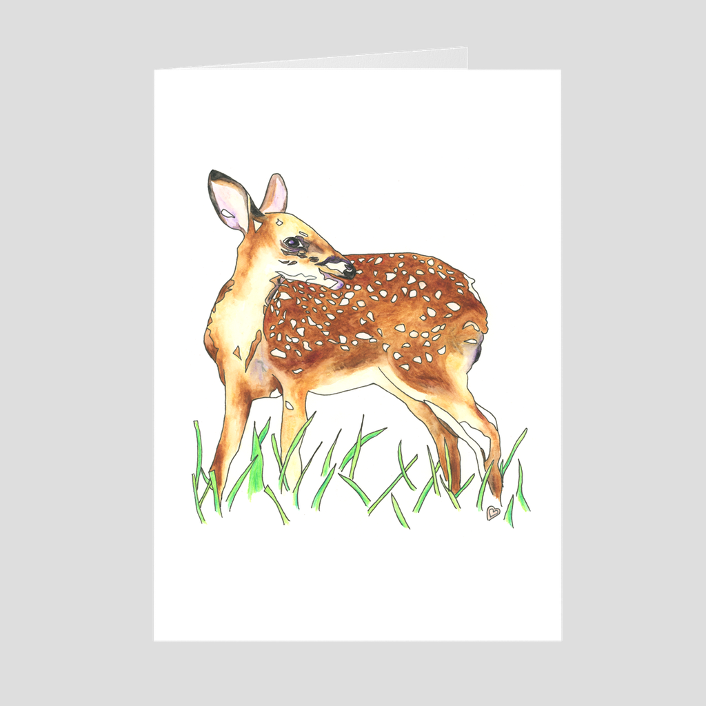 Deer Greeting Card 1