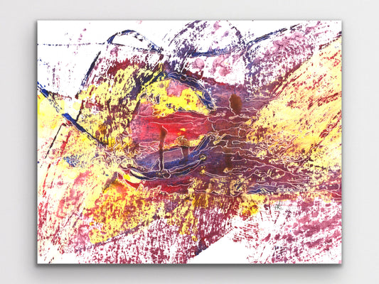 Acrylic and Etch 2 Art Print