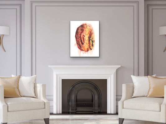 Amber Skin Art Print