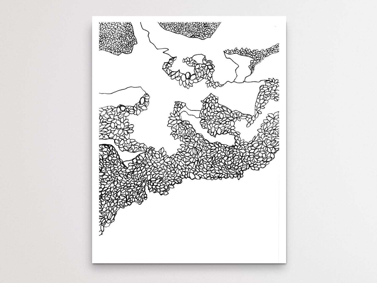Carpinteria Beach Line Art Print