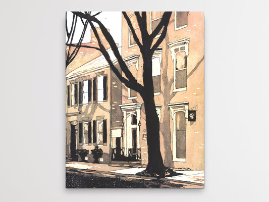 Frederick Street Scene 1 Art Print
