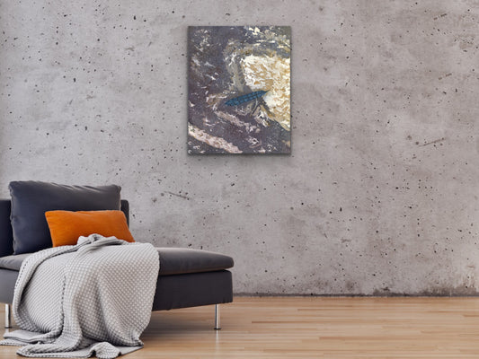 Feather Ground Art Print