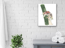 Load image into Gallery viewer, California State Frog. Red-Legged Frog Watercolor Art Print
