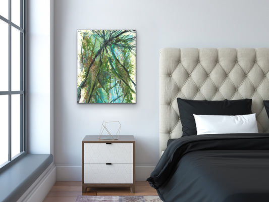 Abstract Trees Art Print