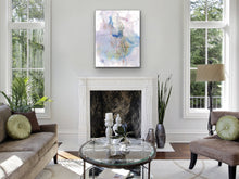 Load image into Gallery viewer, Abstract Watercolor and Etch Art Print
