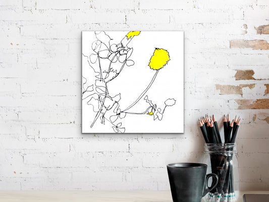 Flower Contour Art Print