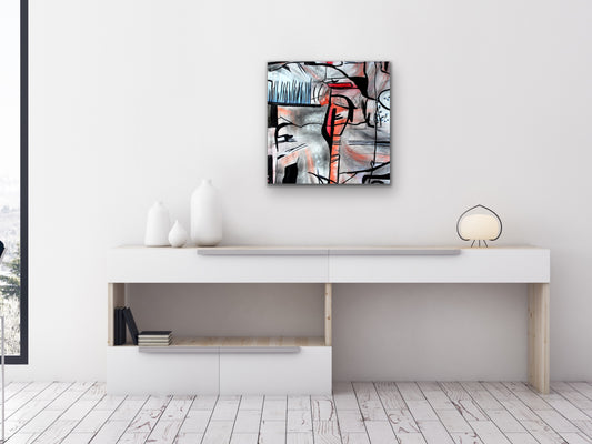 Red Blue Art Print