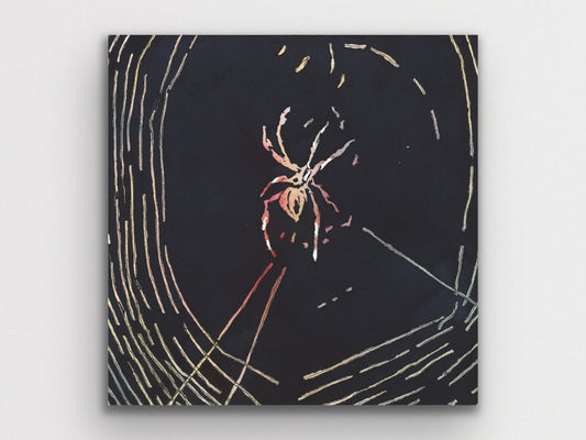 Spider in Web Art Print
