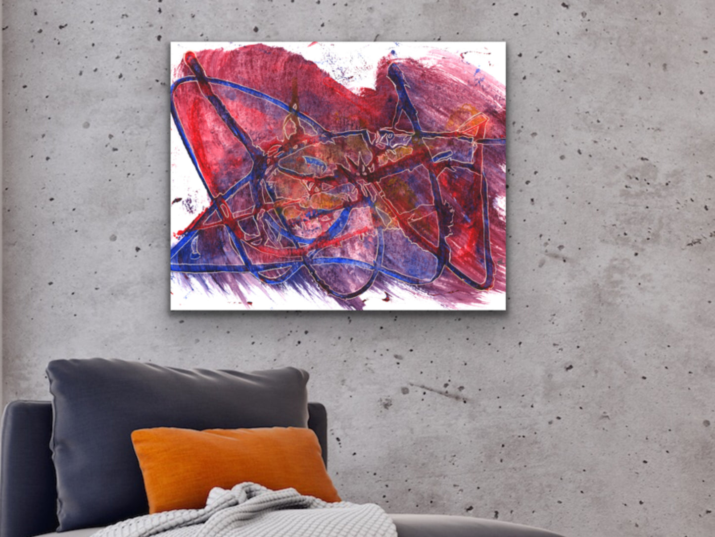 Acrylic and Etch 1 Art Print
