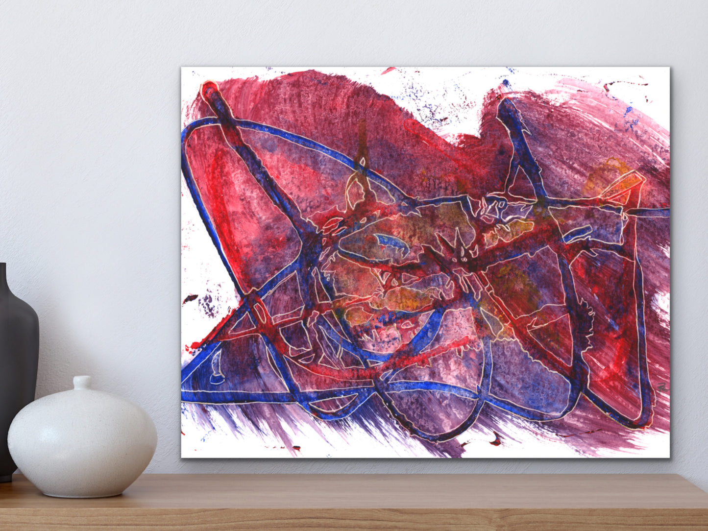 Acrylic and Etch 1 Art Print