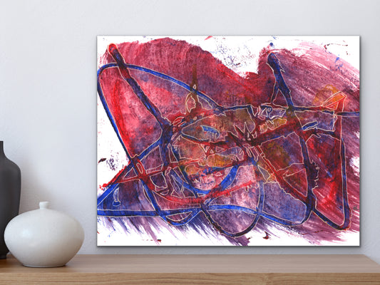 Acrylic and Etch 1 Art Print