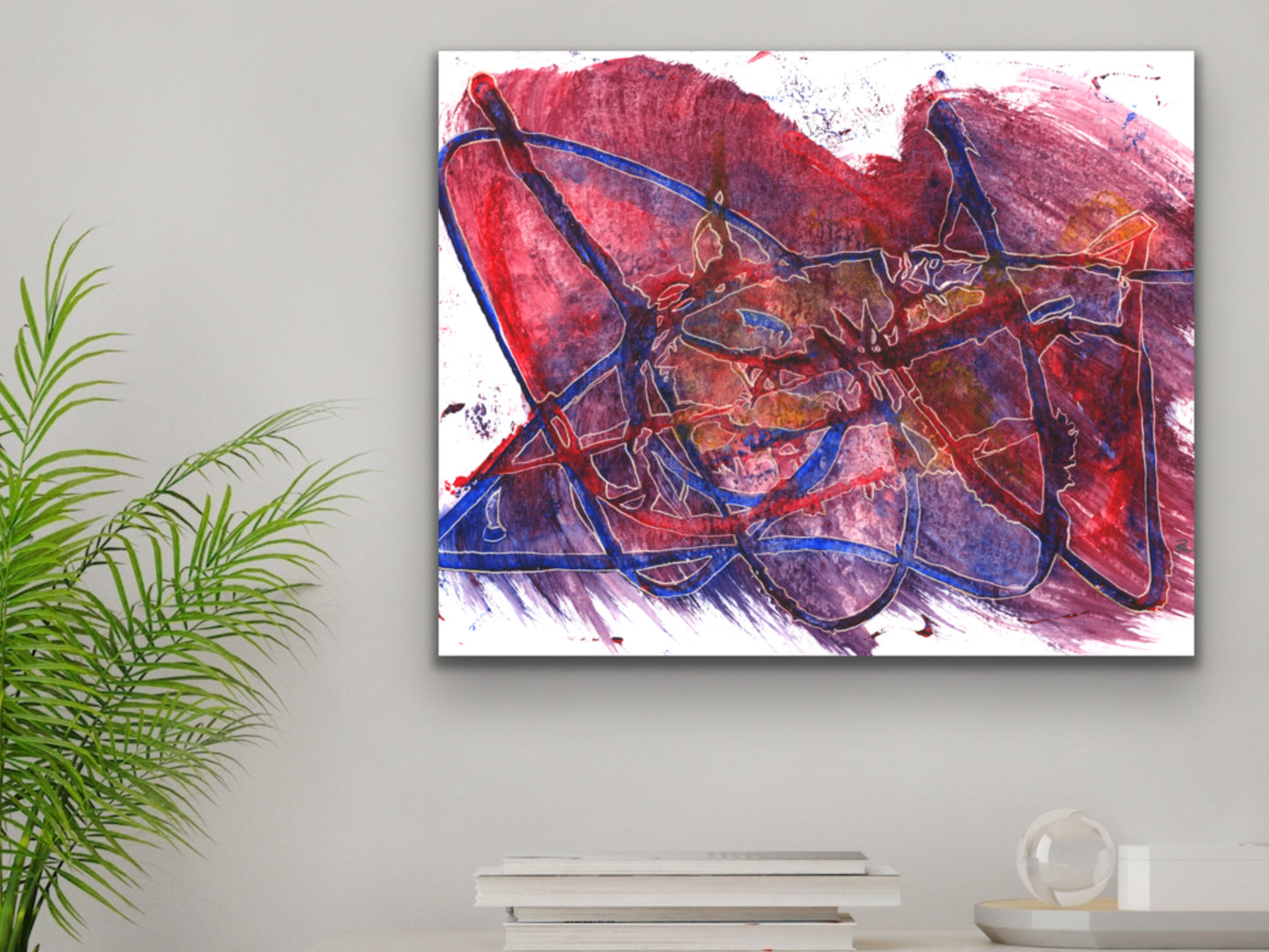 Acrylic and Etch 1 Art Print
