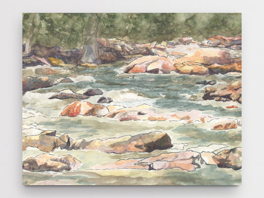 Flowing Water Art Print