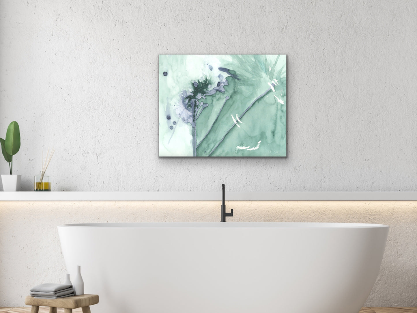 Abstract Dandelion Art Print
