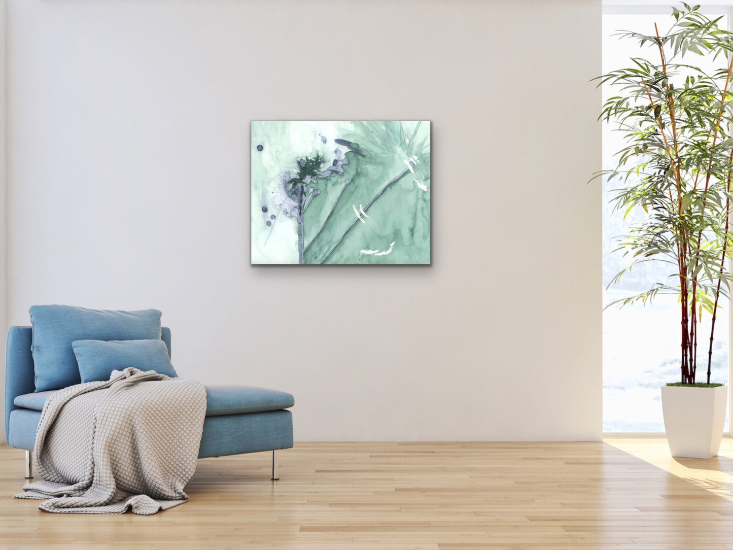 Abstract Dandelion Art Print