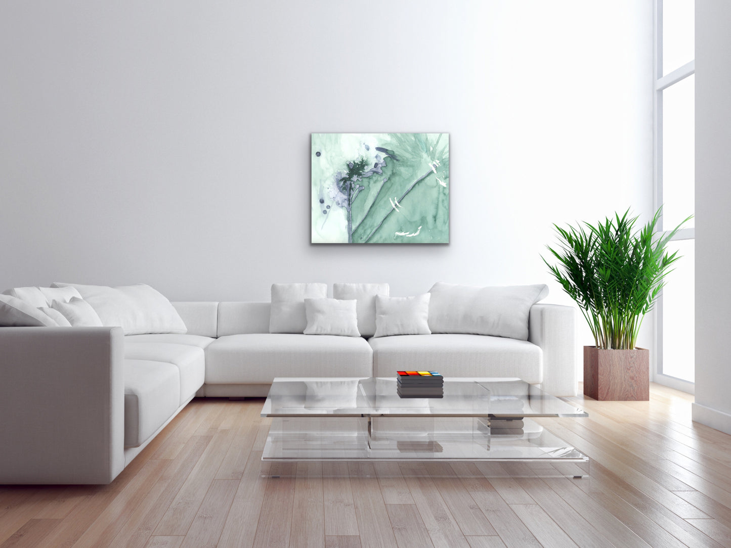 Abstract Dandelion Art Print