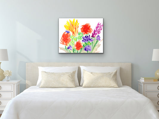Joy Flowers Art Print