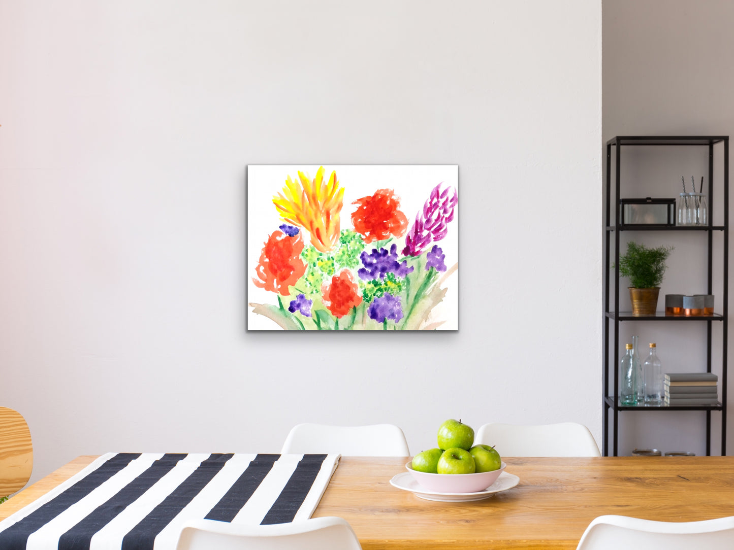 Joy Flowers Art Print