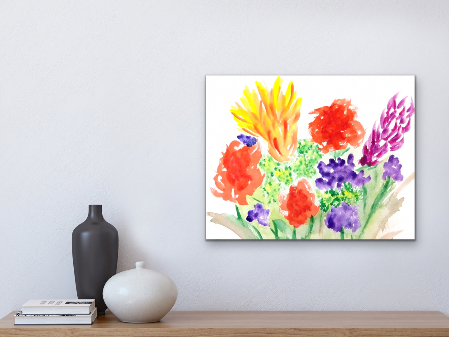 Joy Flowers Art Print