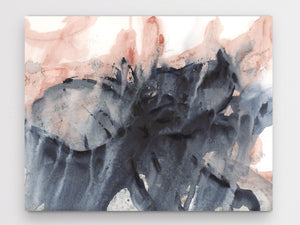 Pink Blue Gold Art Print