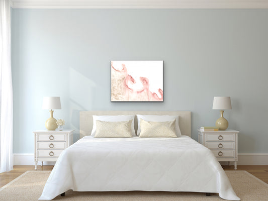 Pink and Gold Art Print