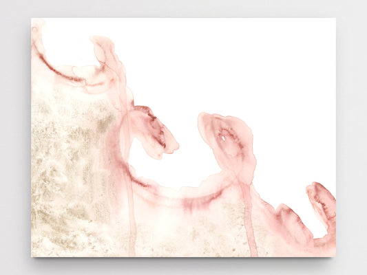 Pink and Gold Art Print