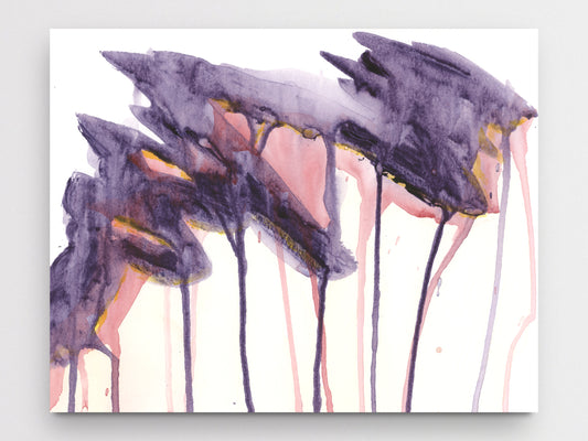Pink and Purple Art Print