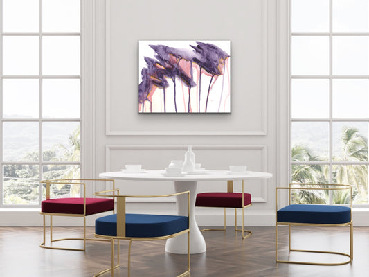 Pink and Purple Art Print