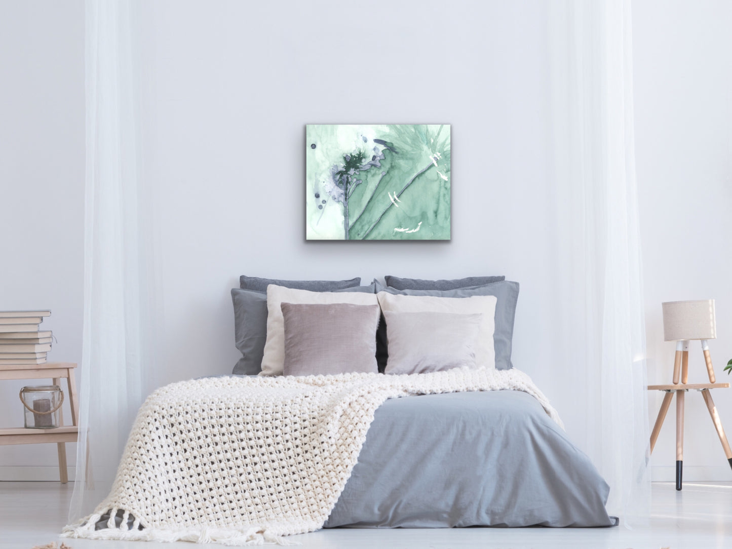 Abstract Dandelion Art Print