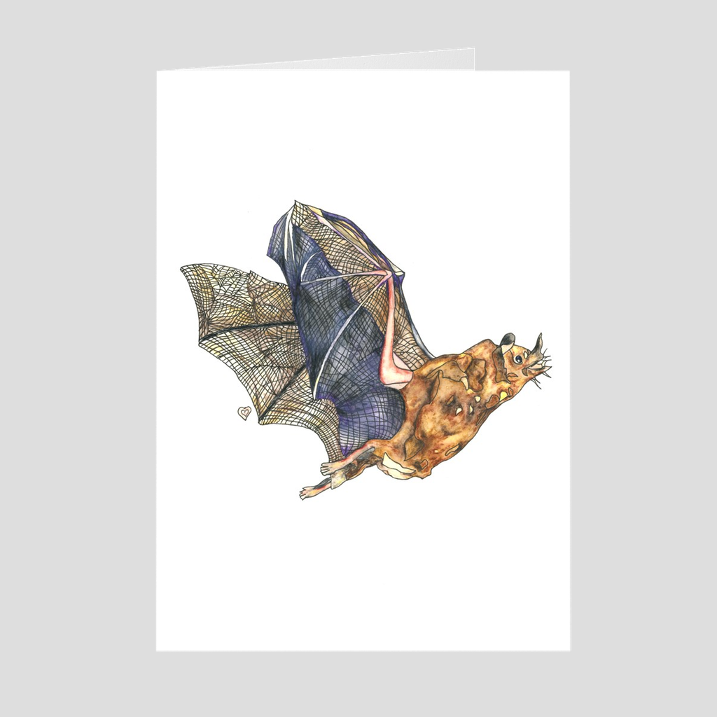 Bat Greeting Card