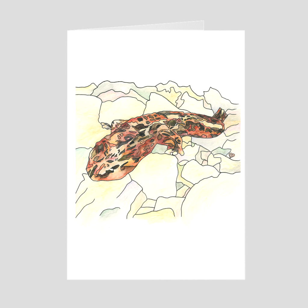 Hellbender Greeting Card 2