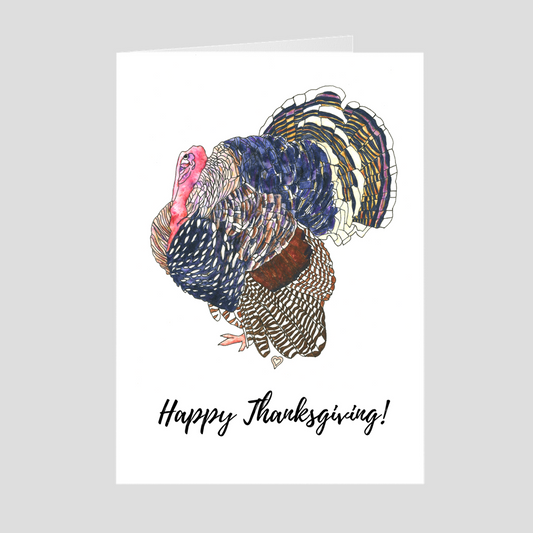 Thanksgiving Turkey Greeting Card