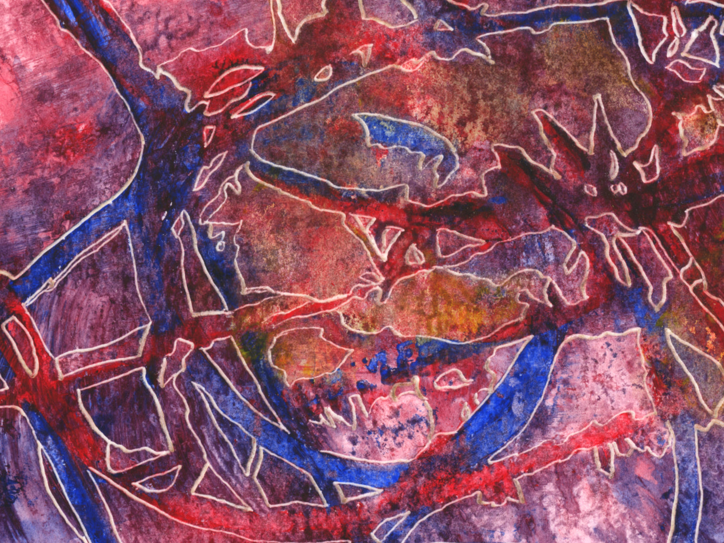 Acrylic and Etch 1 Art Print