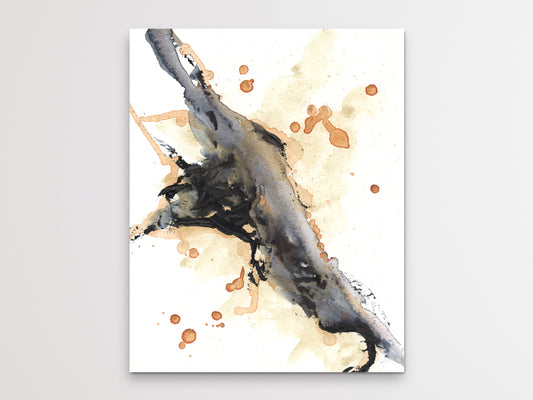 Orange and Blue 2 Art Print