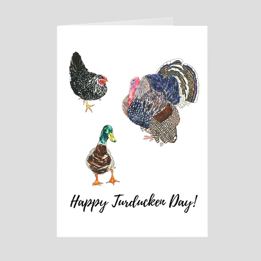 Thanksgiving Turducken Greeting Card