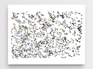 Bats in Flight Art Print