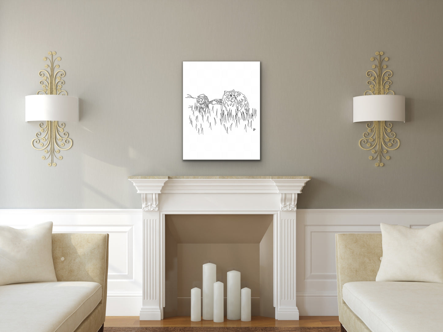 State Bear. Grizzly Bear Art Print. State Symbol Art
