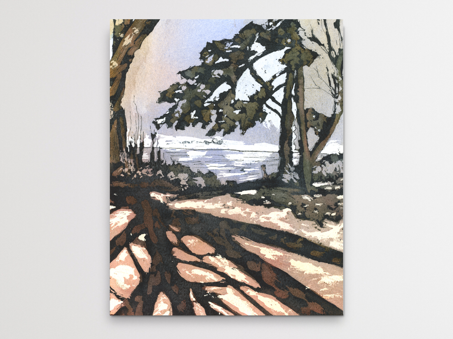 California Trees Art Print